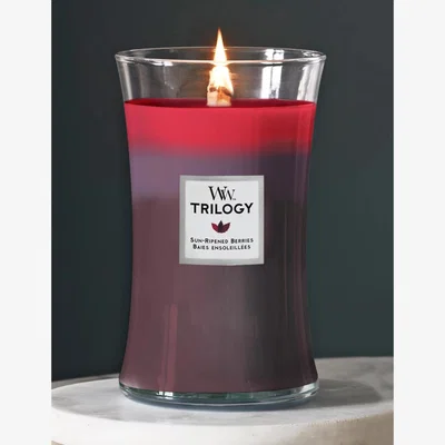 Marks & Spencer Woodwick Sun Ripened Berries Hourglass Candle with Crackle Wick - Multi, Multi