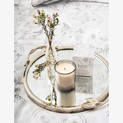 Marks & Spencer Laura Ashley Tregaron Filled Lustre Scented Candle - Silver Mix, Silver Mix