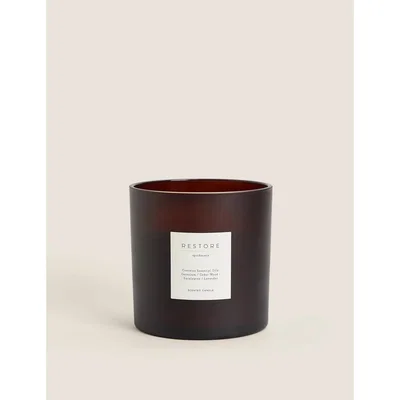 Marks & Spencer Apothecary Restore Extra Large 3 Wick Candle - Amber, Amber