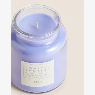 Marks & Spencer M&S White Jasmine Jar Candle - Purple, Purple