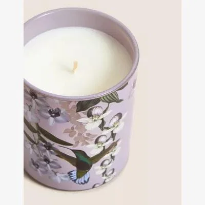 Marks & Spencer M&S Hummingbird Print Vanilla Scented Candle - Pink Mix, Pink Mix