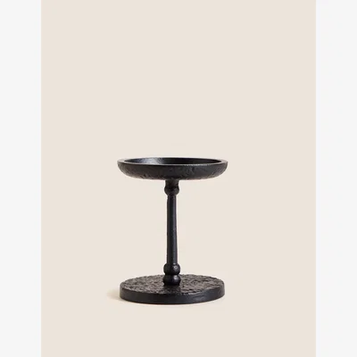 Marks & Spencer M&S Pillar Candle Holder - Black, Black
