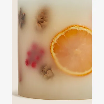 Marks & Spencer M&S Mandarin, Clove & Cinnamon Botanical Candle - Red Mix, Red Mix