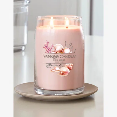 Marks & Spencer Yankee Candle Pink Sands Signature Large Jar Scented Candle - Light Pink, Light Pink