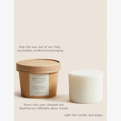 Marks & Spencer Apothecary Restore Candle Refill - Amber, Amber