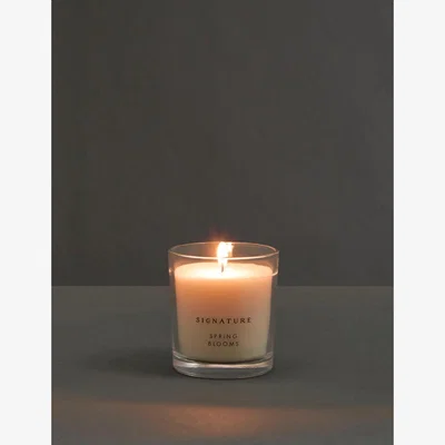 Marks & Spencer M&S Spring Blooms Box Candle - Dark Blue Mix, Dark Blue Mix