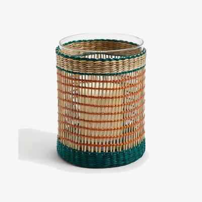 Marks & Spencer M&S Woven Rattan Hurricane Candle Holder - Multi, Multi