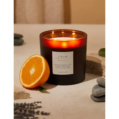 Marks & Spencer M&S Apothecary Calm Large 3 Wick Candle - Amber, Amber