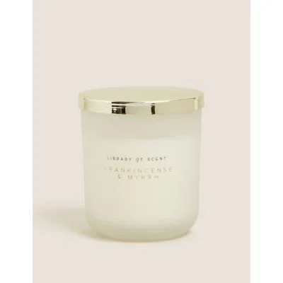 Marks & Spencer M&S Library Of Scent Frankincense and Myrrh Medium Scented Candle - Gold Mix, Gold Mix
