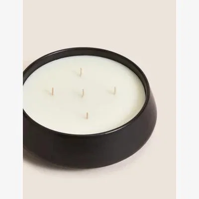 Marks & Spencer M&S Citronella 5 Wick Candle - Black, Black