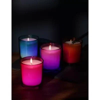 Marks & Spencer M&S Set of 4 Citronella Colour Change Candles - Multi, Multi