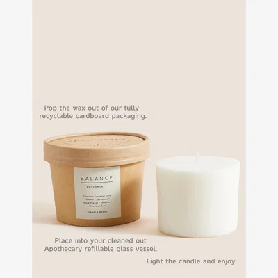 Marks & Spencer Apothecary Balance Candle Refill - Amber, Amber