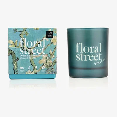 Marks & Spencer Floral Street Sweet Almond Scented Candle - White, White