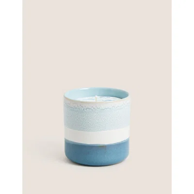 Marks & Spencer M&S Reactive Citronella Planter Candle - Blue Mix, Blue Mix
