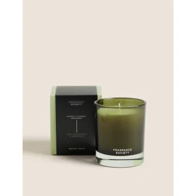 Marks & Spencer M&S Lime, Grapefruit & Mandarin Candle - Green Mix, Green Mix