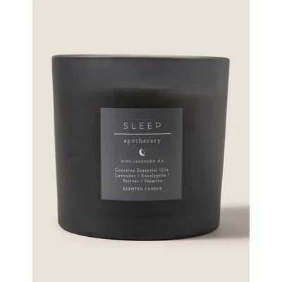 Marks & Spencer M&S Apothecary Sleep 3 Wick Candle - Grey, Grey