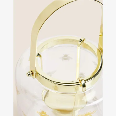 Marks & Spencer M&S Bee Patterned Lantern - Gold, Gold