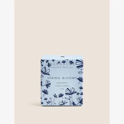 Marks & Spencer Signature Spring Blooms Scented Candle - Indigo, Indigo
