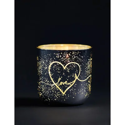 Marks & Spencer M&S Mercury Love Light Up Candle - Silver, Silver