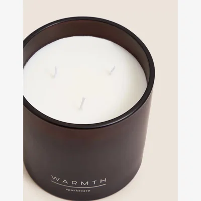 Marks & Spencer Apothecary Warmth 3 Wick Candle - Amber, Amber