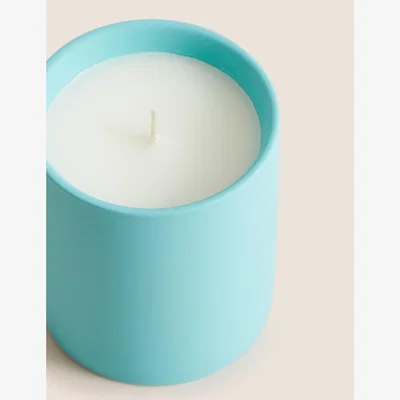 Marks & Spencer M&S Fresh Linen Scented Candle - Blue, Blue