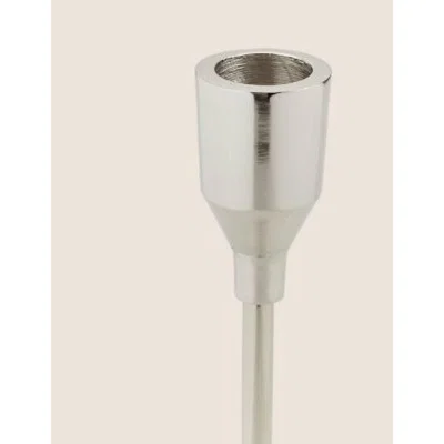 Marks & Spencer M&S Metal Dinner Candle Holder - Silver, Gold,Silver