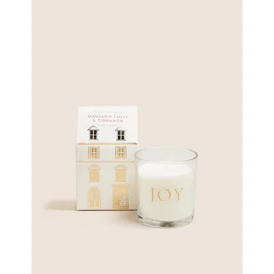 Marks & Spencer M&S Mandarin, Clove & Cinnamon Boxed Candle - Red Mix, Red Mix