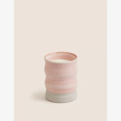 Marks & Spencer M&S X Fired Earth Pompeiian Red Scented Candle - Pink, Pink