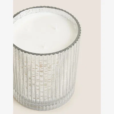 Marks & Spencer Library Of Scent Pomegranate Large Mercury 3 Wick Candle - Silver, Silver