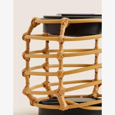 Marks & Spencer M&S 2pk Wicker Pathfinder Solar Lights - Natural, Natural
