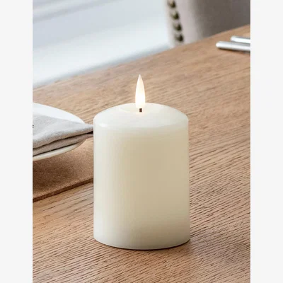 Marks & Spencer Lights4Fun TruGlow&reg; Pillar LED Candle - Ivory, Ivory