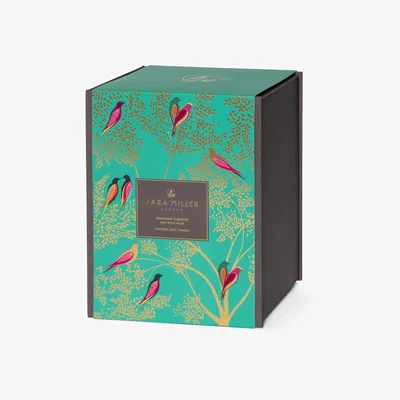 Marks & Spencer Sara Miller Mandarin, Tuberose & Wild Musk Candle - Green, Green