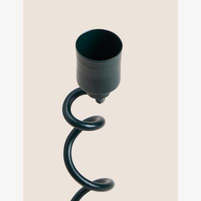 Marks & Spencer M&S Medium Twirly Candle Holder - Forest Green, Forest Green