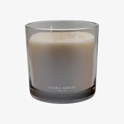 Marks & Spencer Laura Ashley Tregaron 3 Wick Lustre Candle - Silver Mix, Silver Mix