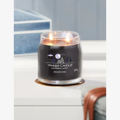 Marks & Spencer Yankee Candle Midsummer Night Signature Medium Jar Scented Candle - Black, Black