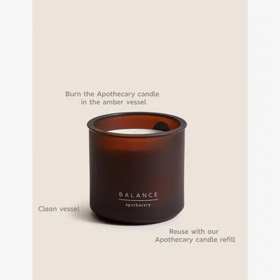Marks & Spencer Apothecary Balance Refillable Candle - Amber, Amber