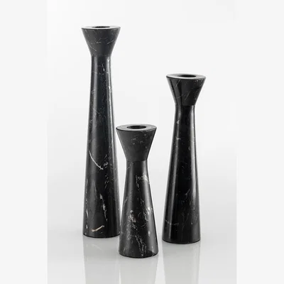 My Furniture Terza Candle Holders Black