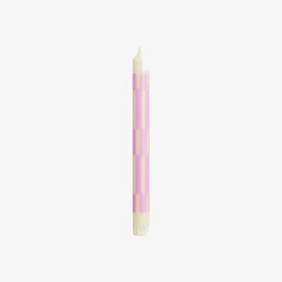 Made in Design Pattern Long candle wax pink - Hay