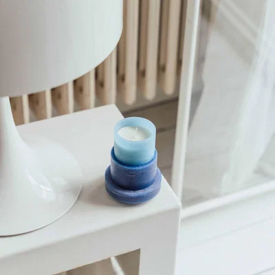 Made in Design Scented candle Stack Fragrances - Blue Note wax / 3 stackable Units - Combustion 50 hours - STAN EDITIONS