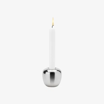 Made in Design Ora Small Candle stick - / H 7 cm - Steel by Stelton Metal