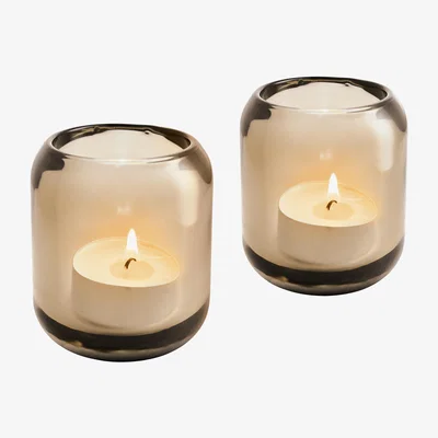 Made in Design Acorn Candle holder - / Set of 2 by Eva Solo Orange