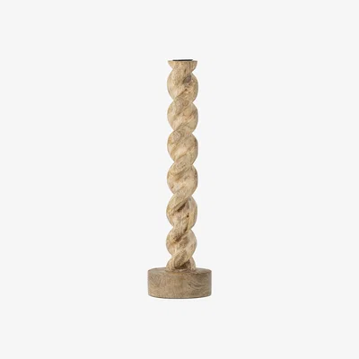 Made in Design Enrica Candle stick natural wood / H 36 cm - Bloomingville