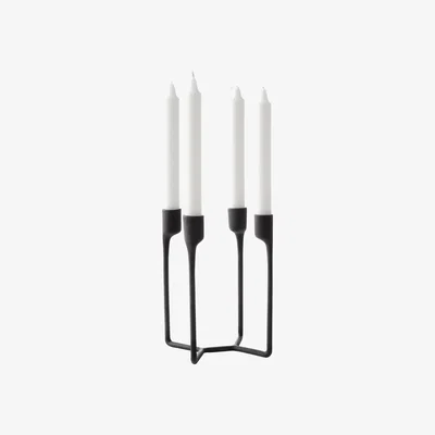 Made in Design Heima Candelabra by Normann Copenhagen Black