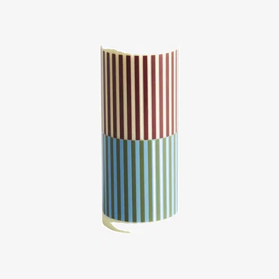 Made in Design Column Medium Block candle wax multicoloured / Ø 7 x H 20 cm - Hay