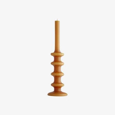 Made in Design Slave Candle wax yellow / Ø 9.5 x H 35 cm - Maison Sarah Lavoine