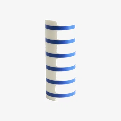 Made in Design Column Large Block candle wax blue / Ø 9 x H 25 cm - Hay