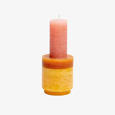 Made in Design Candle Candl Stack 02 wax / 3 stackable Units - Combustion 50 hours - STAN EDITIONS