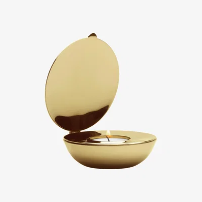 Made in Design Shell Candle stick by Design House Stockholm Gold/Metal