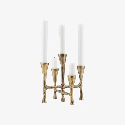 Made in Design Tristy Candelabra by House Doctor Gold/Metal