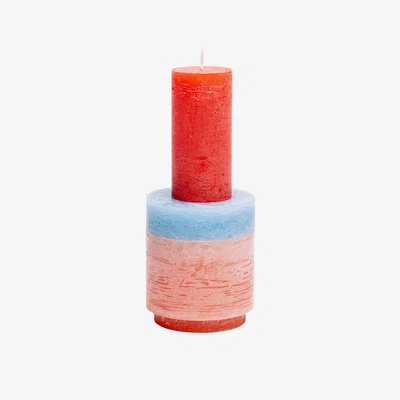 Made in Design Candl Stack 02 Candle wax pink / 3 stackable Units - Combustion 50 hours - STAN EDITIONS